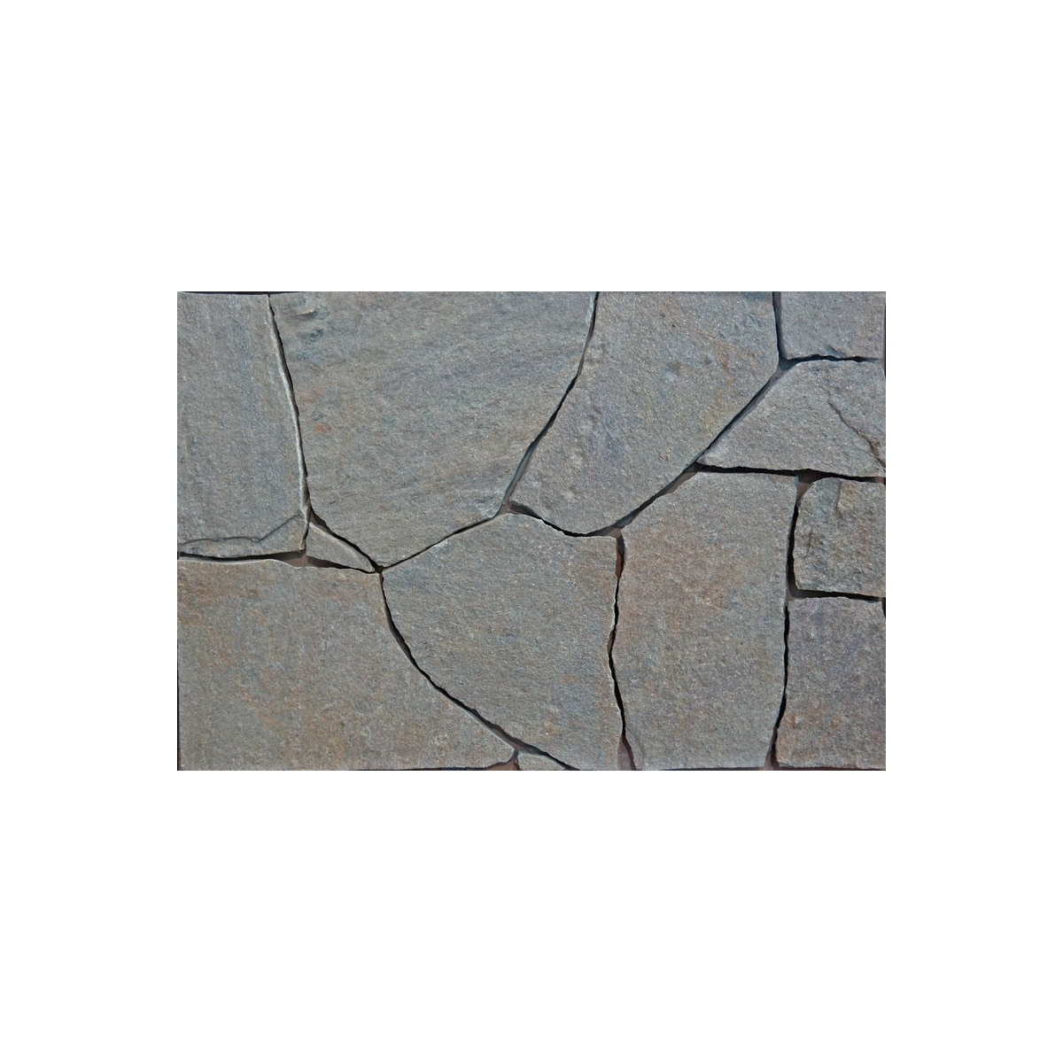 Quartzito Bronze 1 m2 - Pedra Irregular - Marca Suministros Geser