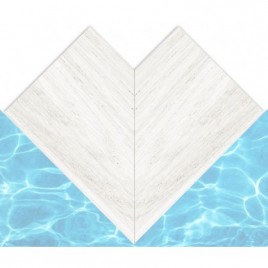 Outer corner Creta Woods Arctic 33x50