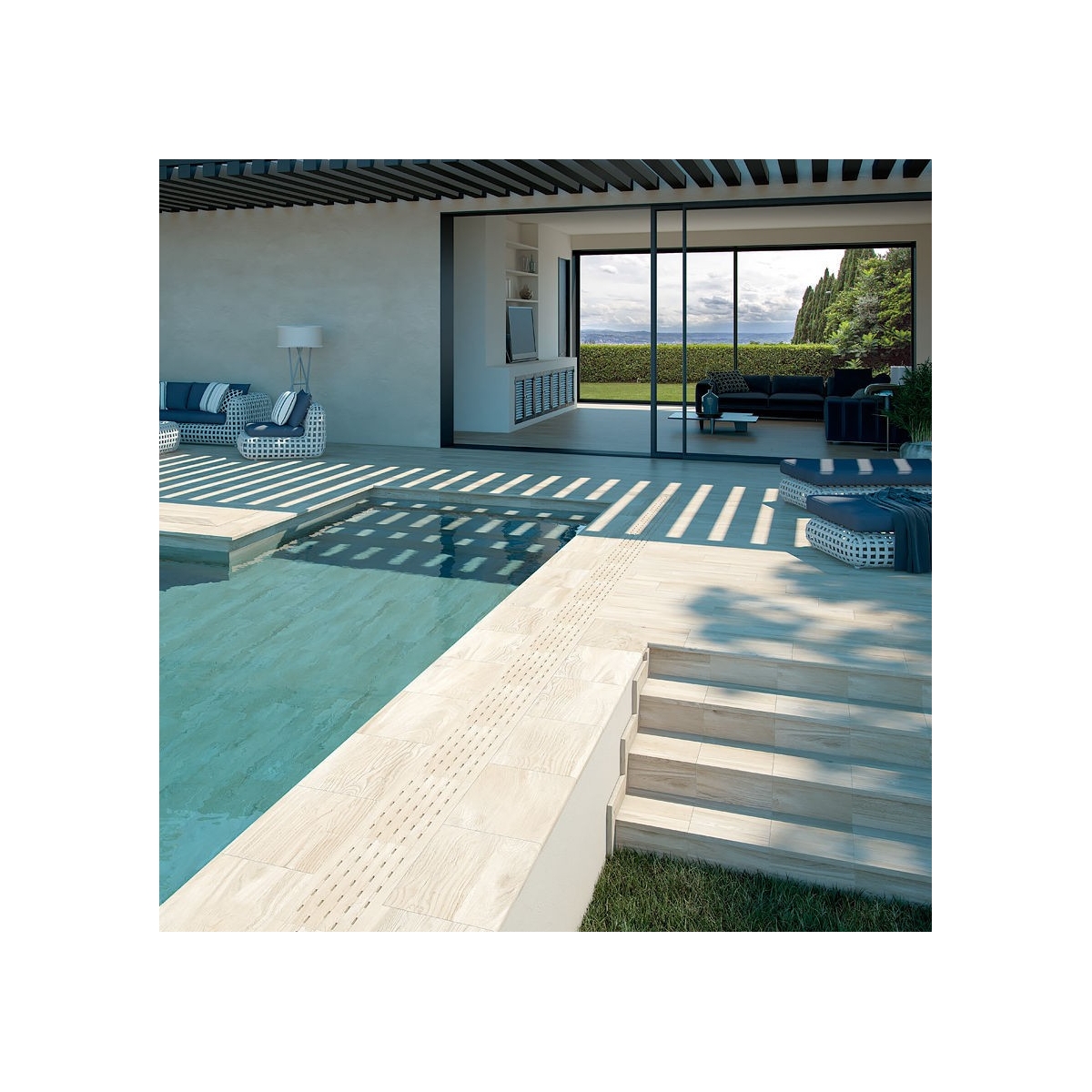 Outer corner Creta Woods Arctic 33x50 (2 pcs) Major Ceramics