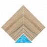 Esquina interior Creta Woods Nordic 33x50 (2 pz)