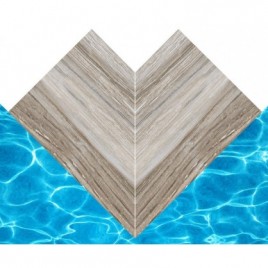 Canto exterior Creta Bosque Azeitona 33x50