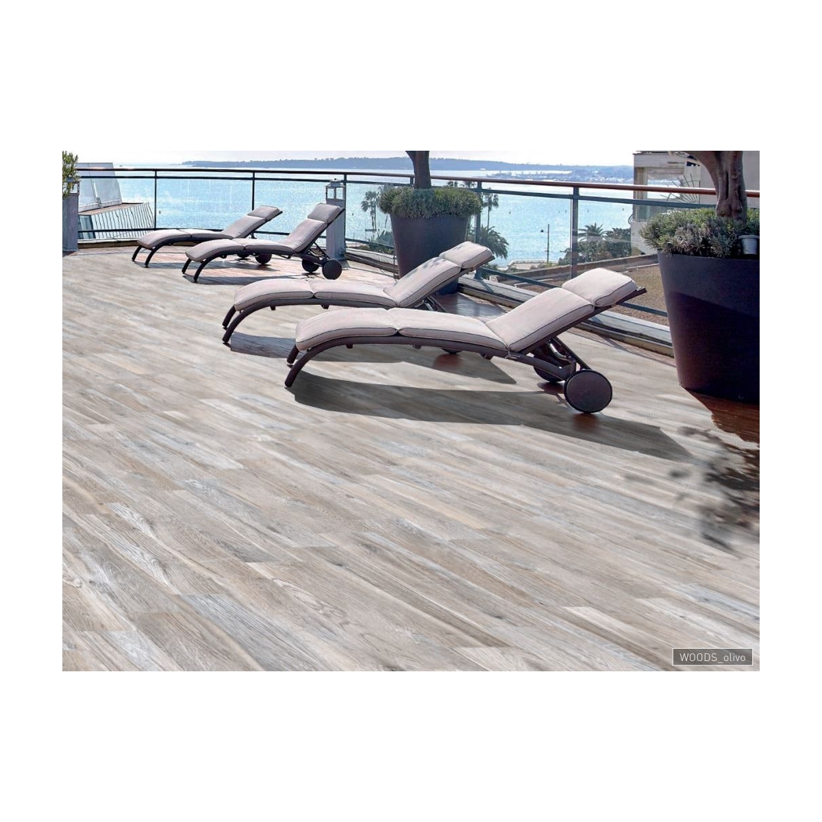 Woods Olive Base 20x120 (box 1.2 m2) Ceramics Major