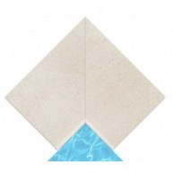 Canto interno Creta Stromboli Creme 33x50 (2 pcs)