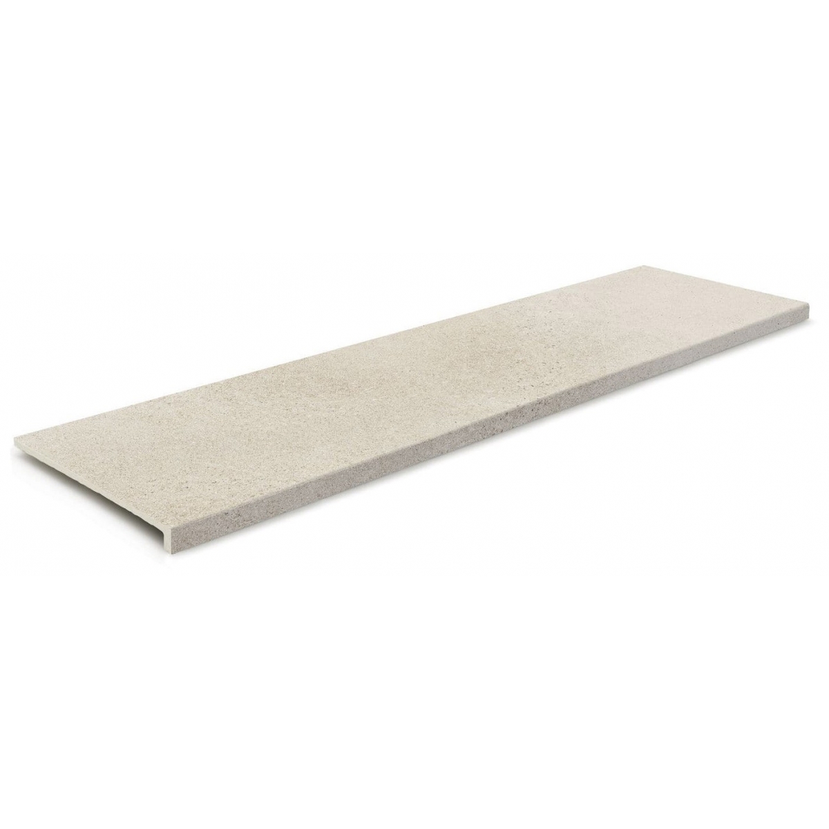 L-förmiger Poolrand Stromboli Cream 120x33x3,4