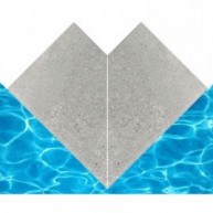 Äußere Ecke Creta Stromboli Silber 33x50 (2 Stück)