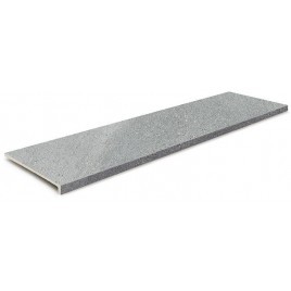 L-shaped pool edge Stromboli Silver 120x33x3.4 (pack 2u)
