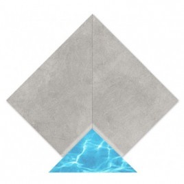 Creta Cements Smoke 33x50 inner corner