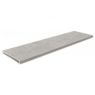 L-shaped pool edge Cements Smoke 120x33x3.4