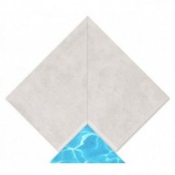 Creta Cements Snow 33x50 coin intérieur (2 pièces)