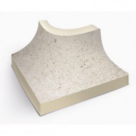 Esquinera exterior Stromboli Cream de 6.5x6.5 (ud)