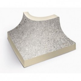 Stromboli Silber 6,5x6,5 Äußere Ecke (PC)