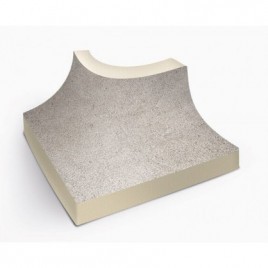 Ciments Smoke 6.5x6.5 Coin extérieur (pc)