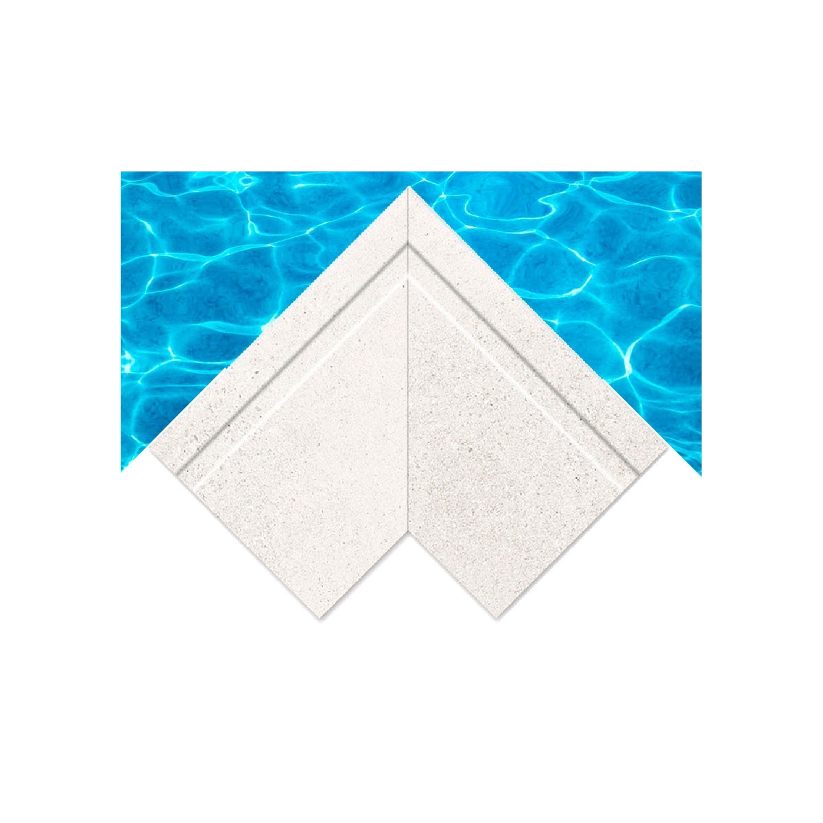 Maui Stromboli Light Outer Corner 33x50 (2 pcs)