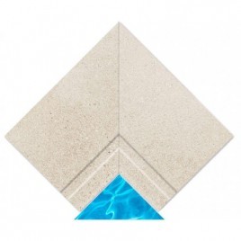 Maui Stromboli Creme 33x50 Canto Interior