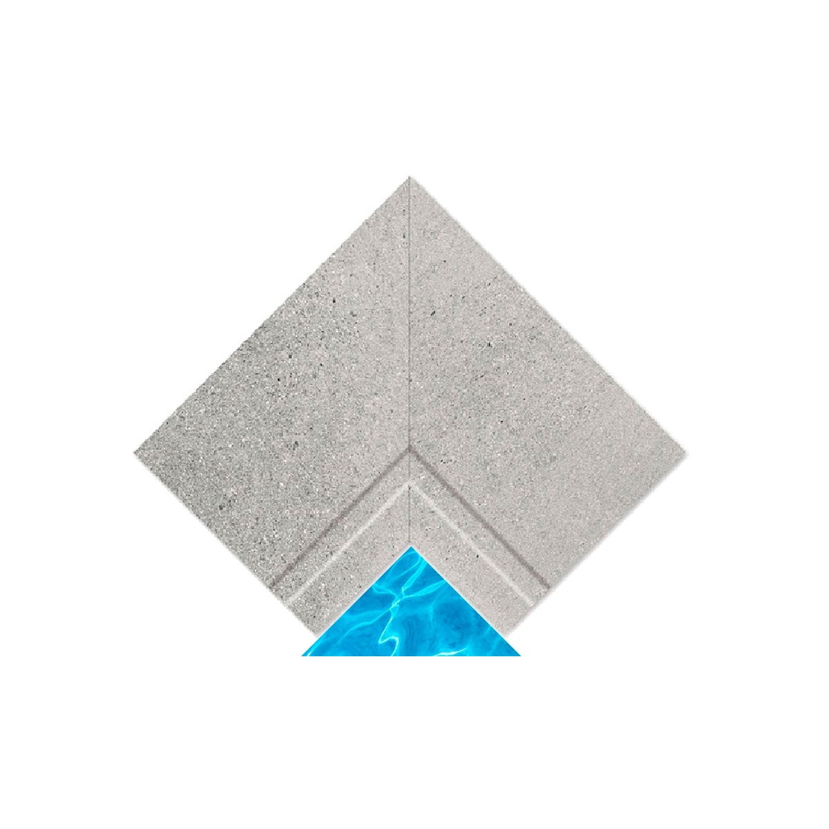 Maui Stromboli prata 33x50 canto interno (2 pcs)