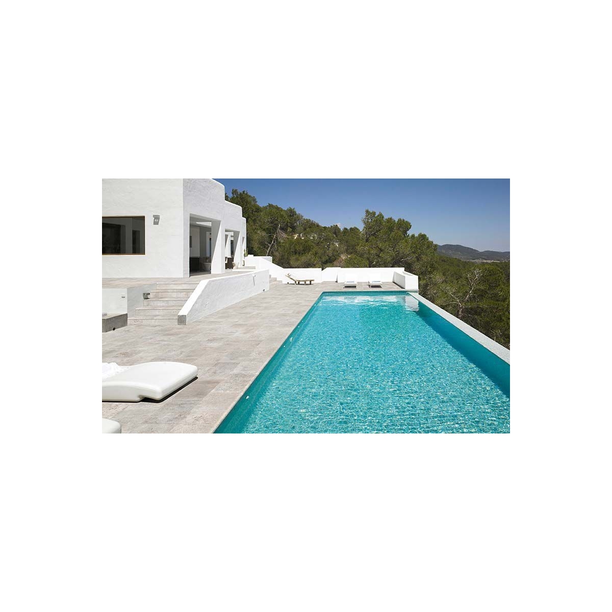 Mistery Grey S62 62.6x31x2.6 Rosagres curved pool edge