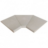 Mistery White SI3 curved inner corner 46x46x2.6