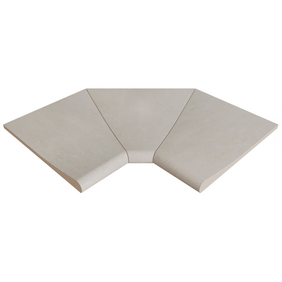 Mistery White SI3 canto interno curvo 46x46x2.6