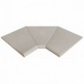 Mistery White SI3 canto interno curvo 46x46x2.6