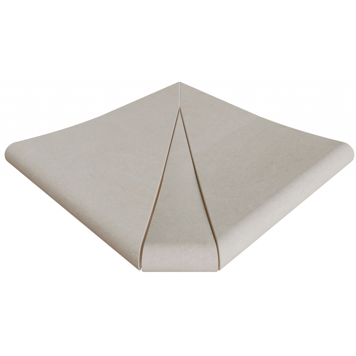 Mistery White SE3 curved outer corner 31x31x2.6