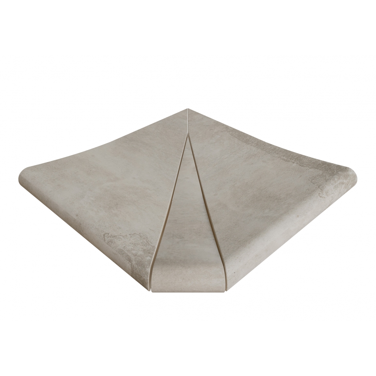 Curved outer corner Bohème Brune SE3 series 31x31x2.6