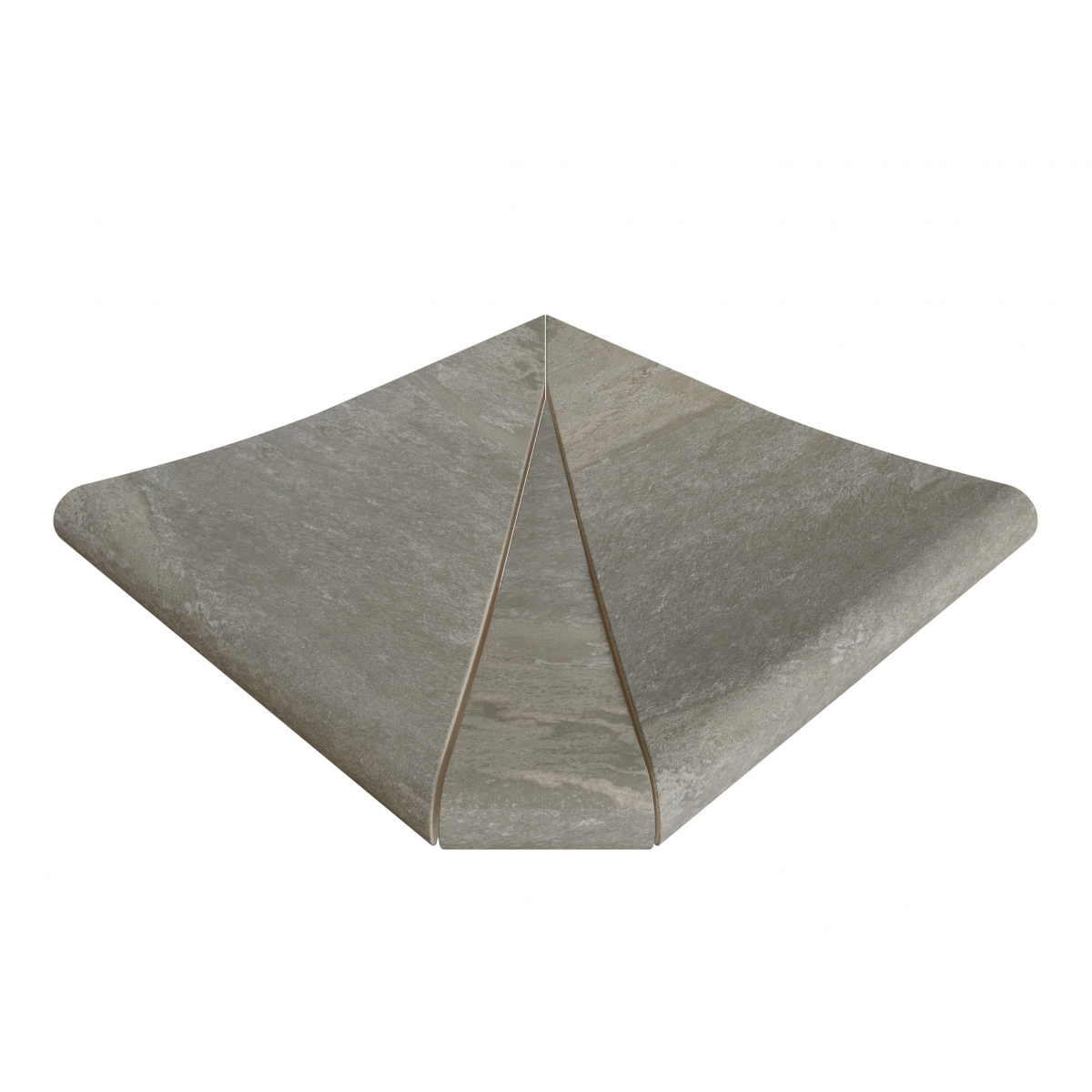 Pietro Grey SE3 series curved outer corner 31x31x2.6