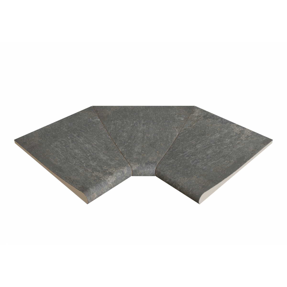 Pietro Dark SI3 Serie gebogene Innenecke 46x46x2,6