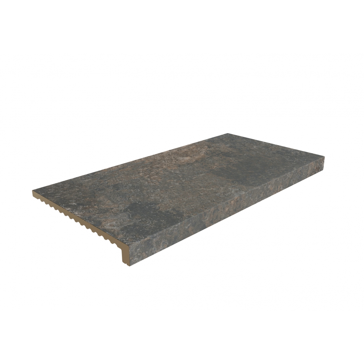 Borde de piscina recto Pietro Dark L62 62,6x31,7x3,8 (pack 4ud) - Rosa Gres