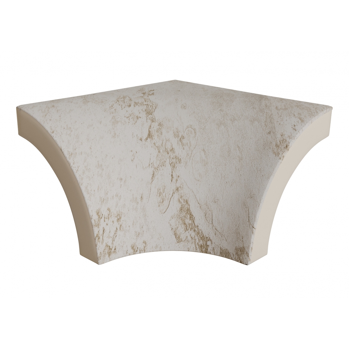 Pietro White 4x4 outdoor corner