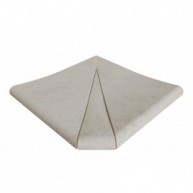 Pietro White SE3 series curved outer corner 31x31x2.6