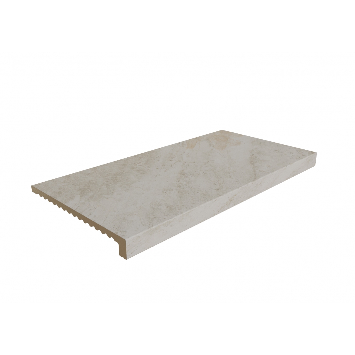 Pietro White L62 straight pool edge 62.6x31.7x3.8 (pack 4ud) - Rosa Gres