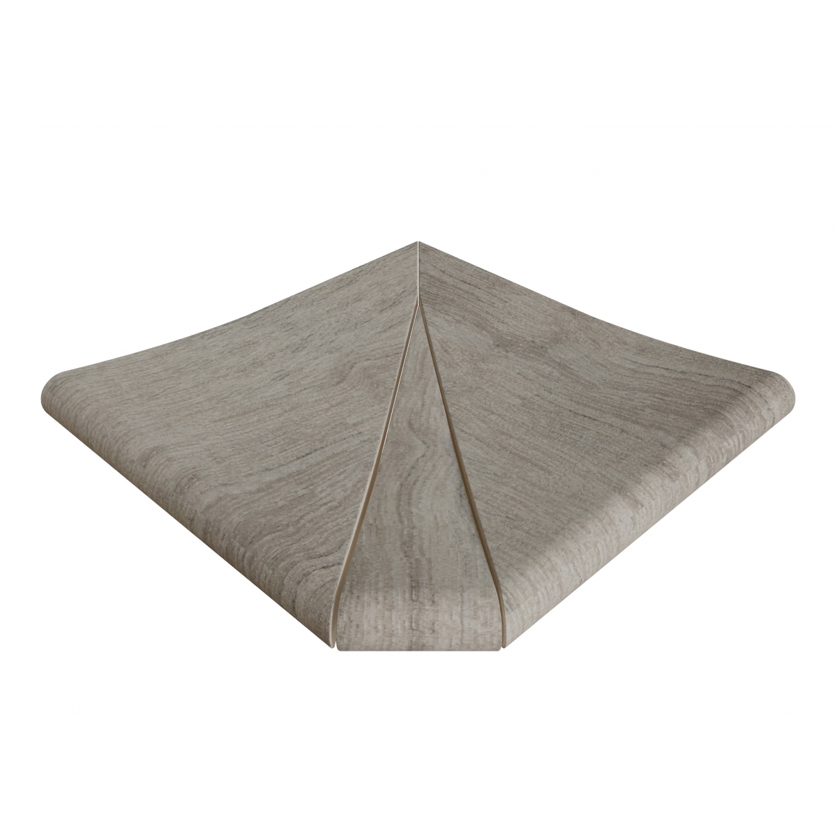 Curved outer corner Alma Mist SE3 series 31x31x2.6