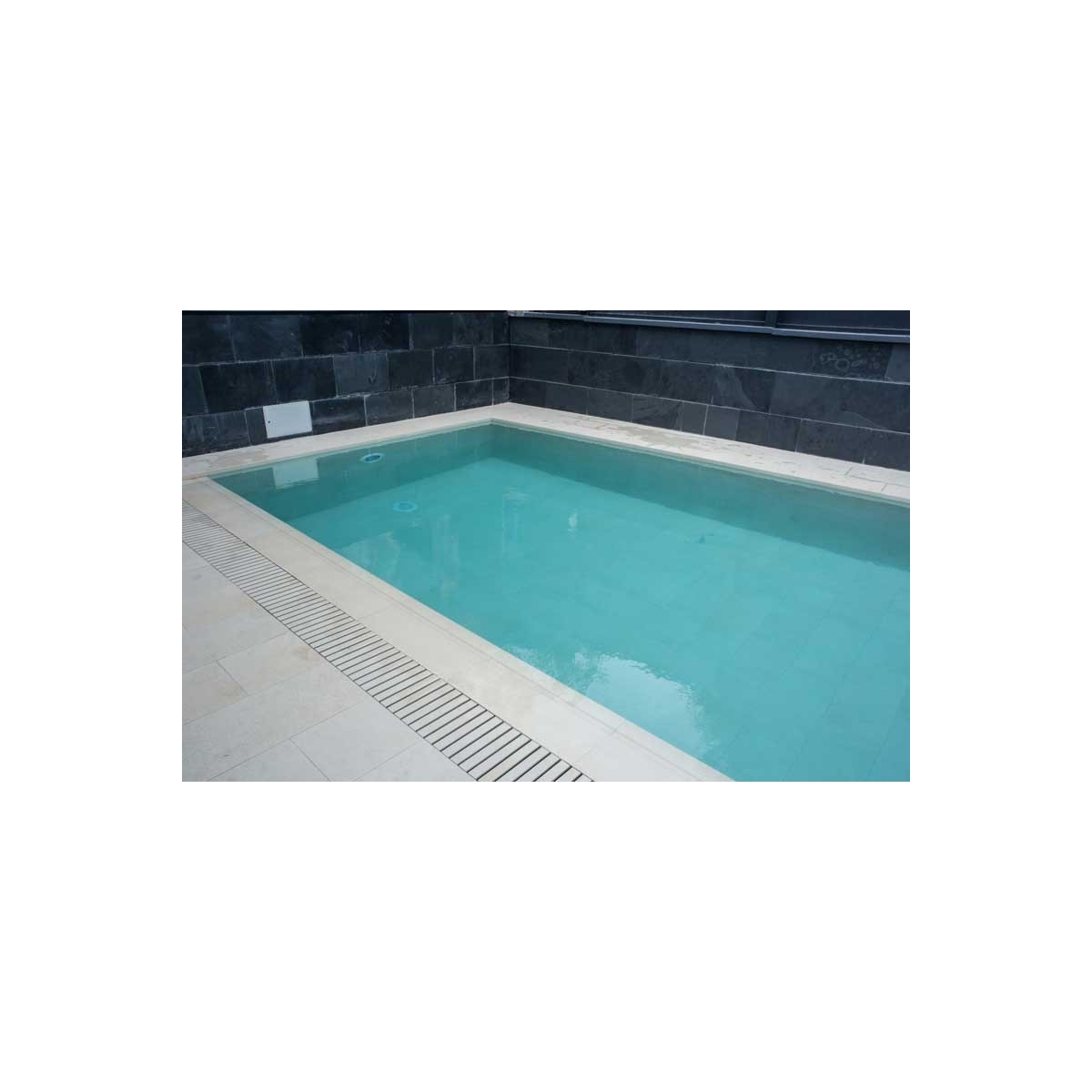 Borde de piscina recto Tao Beige L62 62,6x31,7x3,8 Rosagres
