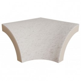 Outdoor corner Serena Bianco 4x4