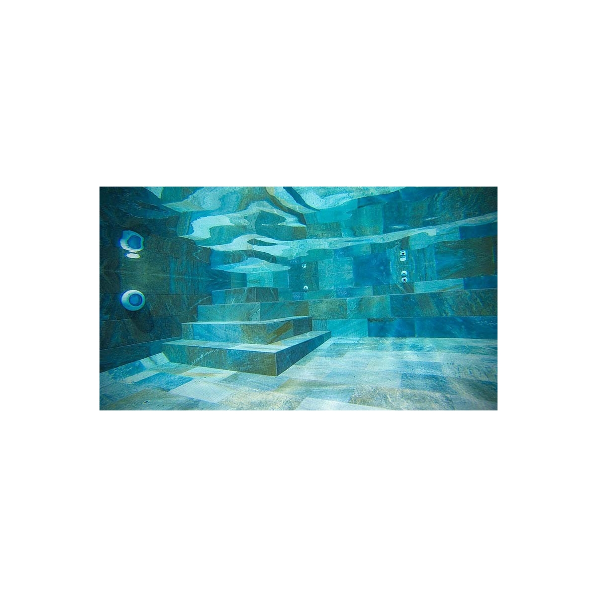 Base antiderrapante para piscina Serena Mix série 31x62,6