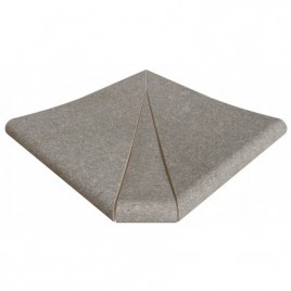 Coin extérieur incurvé Serena Nero SE3 31x31x2.6