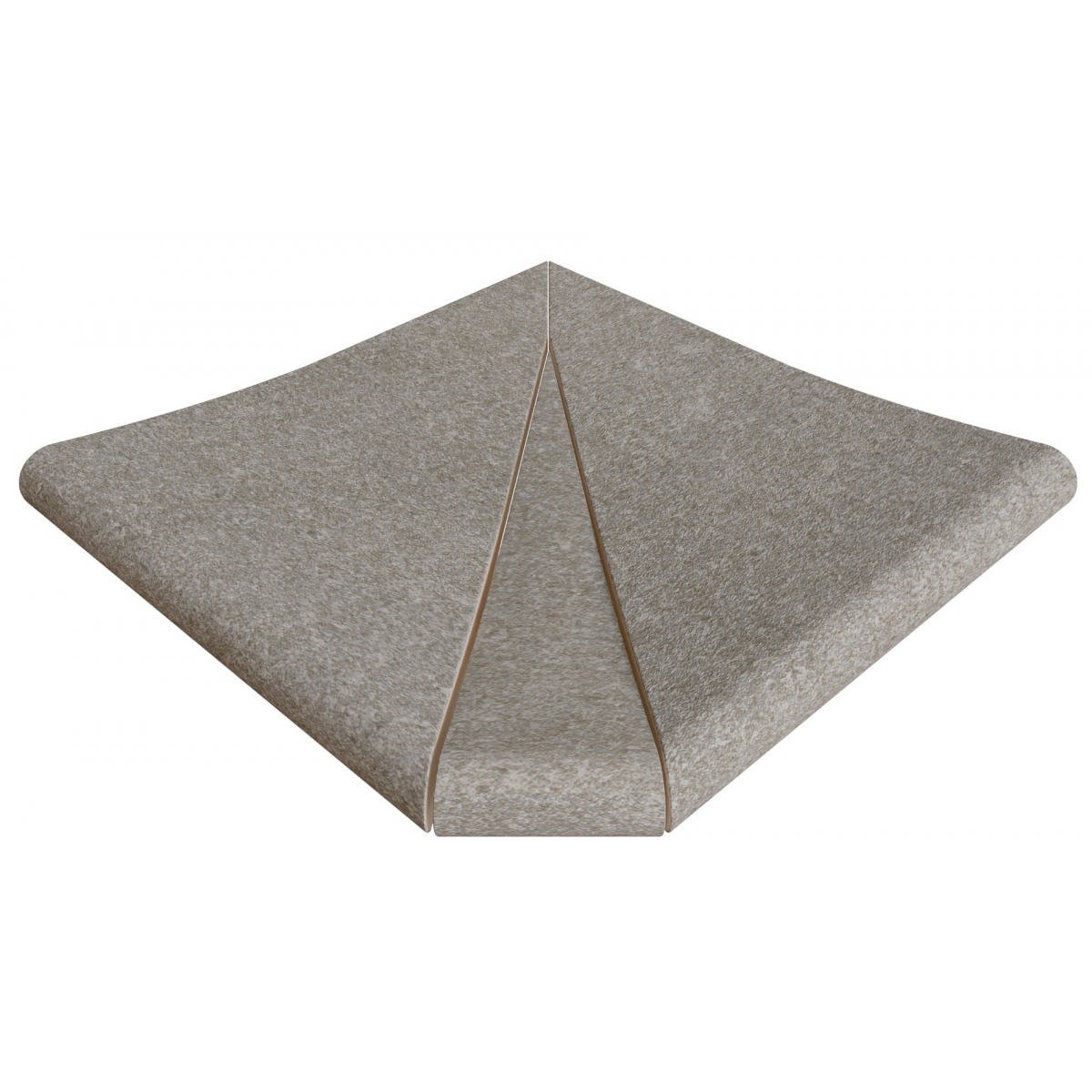 Coin extérieur incurvé Serena Nero SE3 31x31x2.6