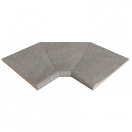 Serena Nero SI3 curved inner corner 46x46x2.6