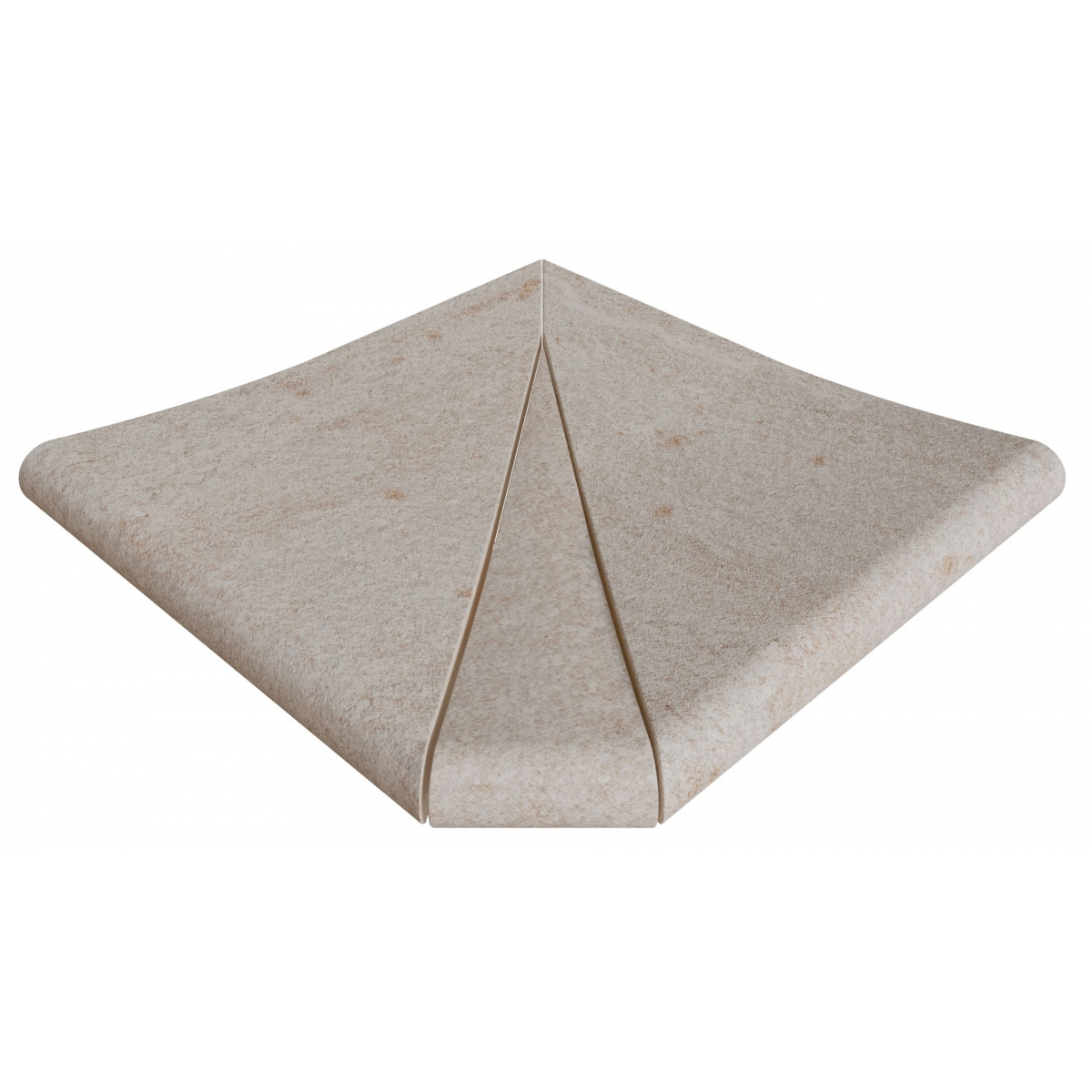 Coin extérieur incurvé Serena Griggio SE3 31x31x2,6
