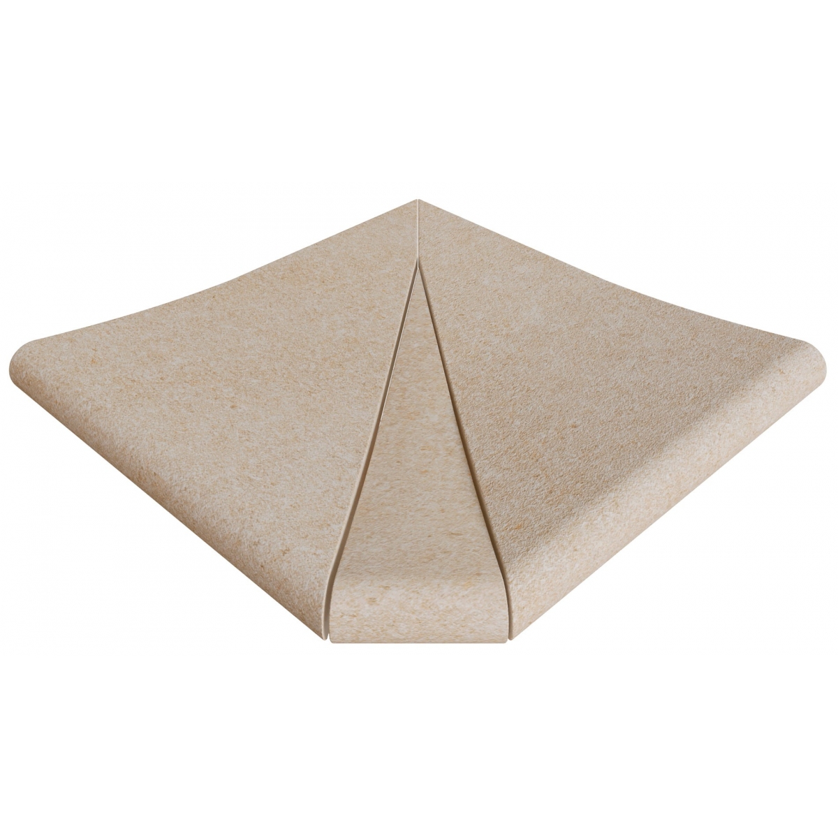 Coin extérieur incurvé Serena Ocra SE3 31x31x2.6