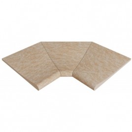 Serena Ocra SI3 gebogene Innenecke 46x46x2,6