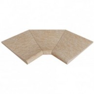 Serena Ocra SI3 gebogene Innenecke 46x46x2,6