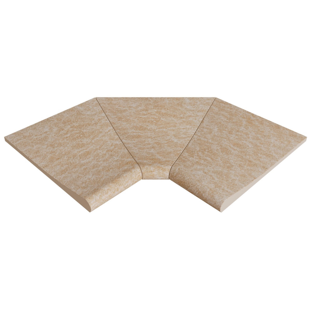 Serena Ocra SI3 curved inner corner 46x46x2.6