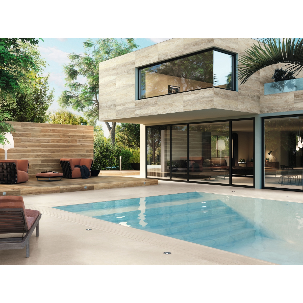 Wabi Sabbia 60x120 (caja de 1.44 m2) - Colección Wabi Sabi - Bordes de piscina - Marca APE