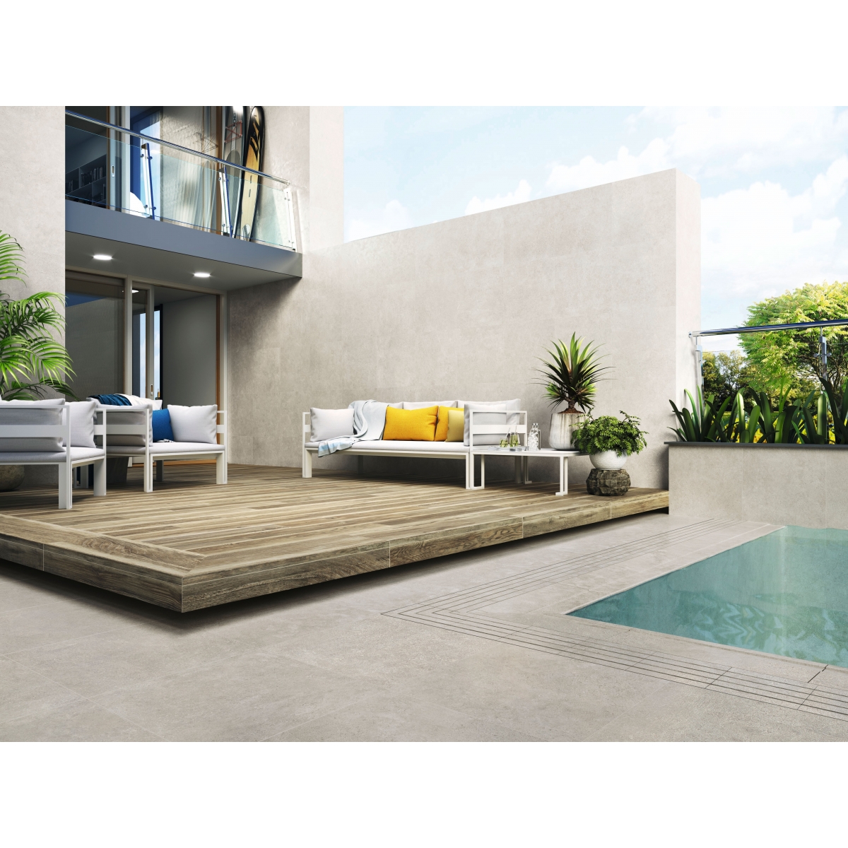 Wabi Taupe Überlaufkante 28x66,5