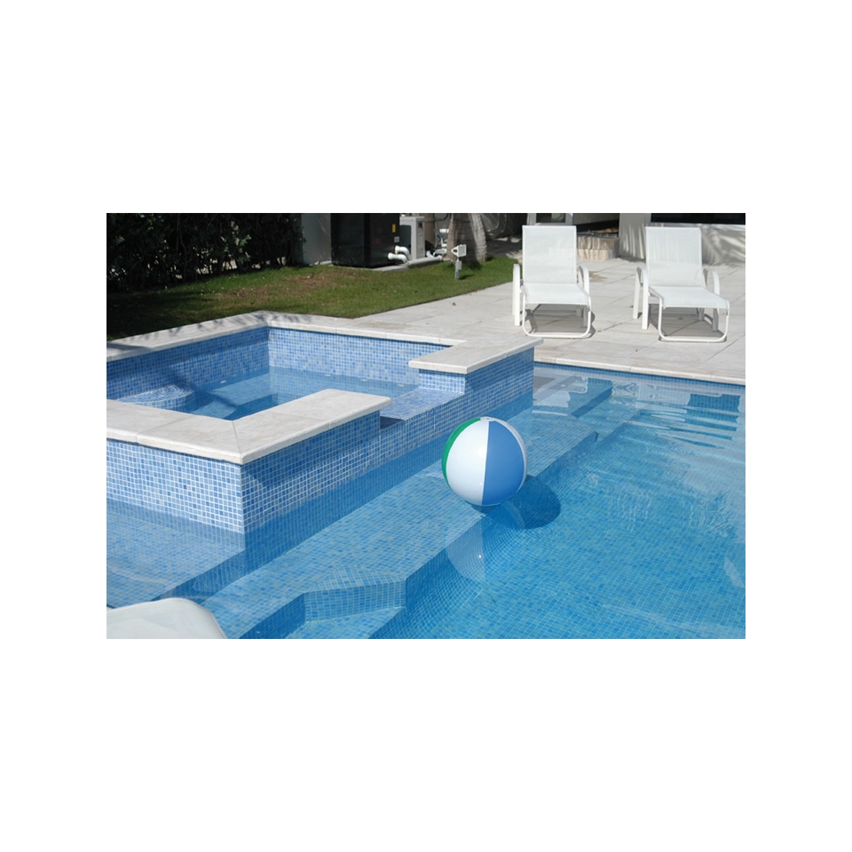 Gresite para piscina Azul Céu Azul Liso (m2) barato