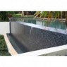 Gresite para piscina em cinzento escuro liso barato online - bases de duche para piscina ao melhor preço