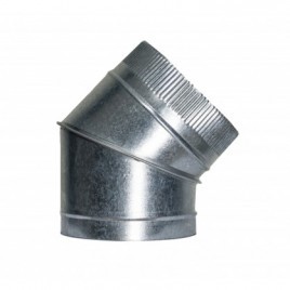 Codo galvanizado de 45º sectores