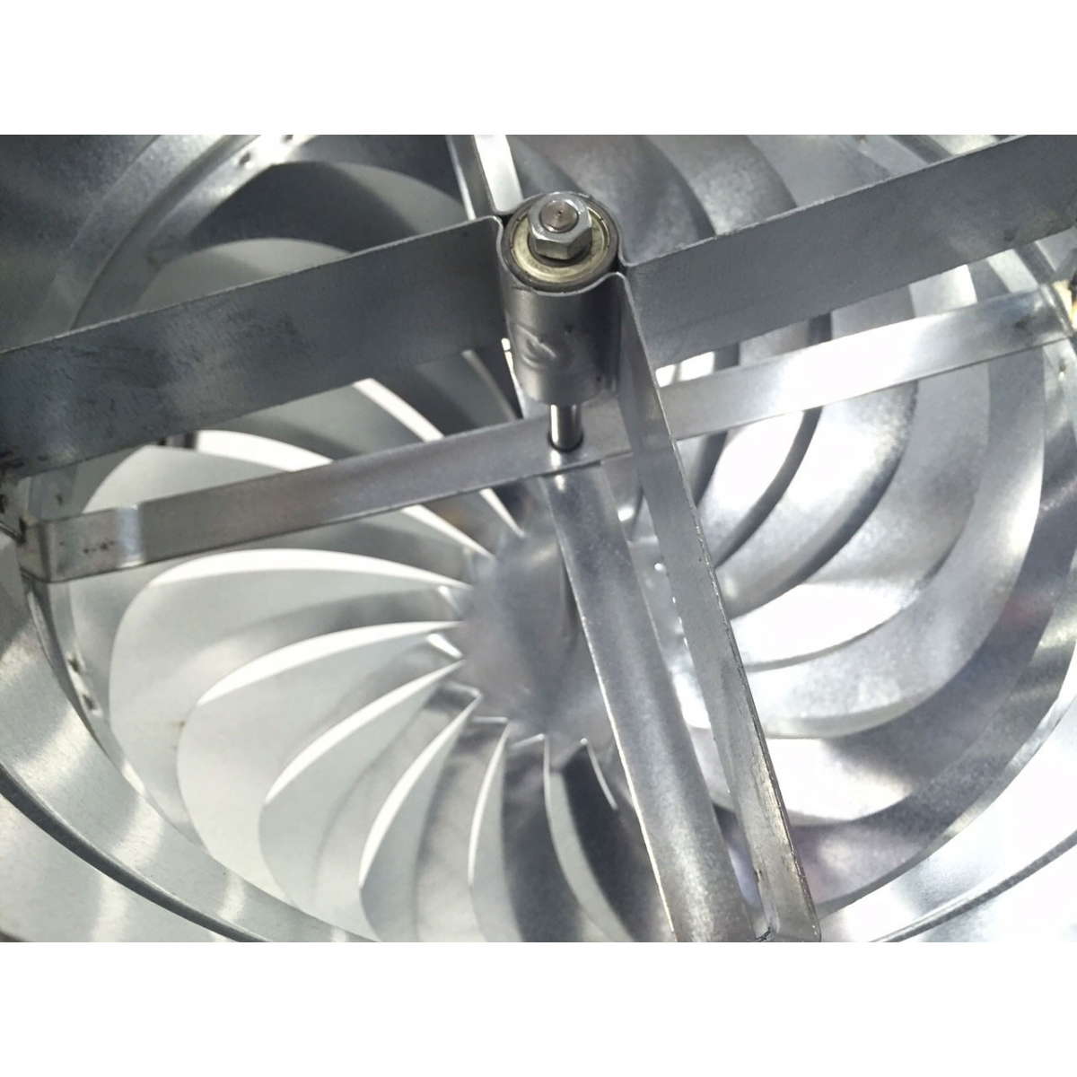 Galvanized rotary extractors for fireplaces