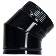 Vitrified elbow with 45º sectors